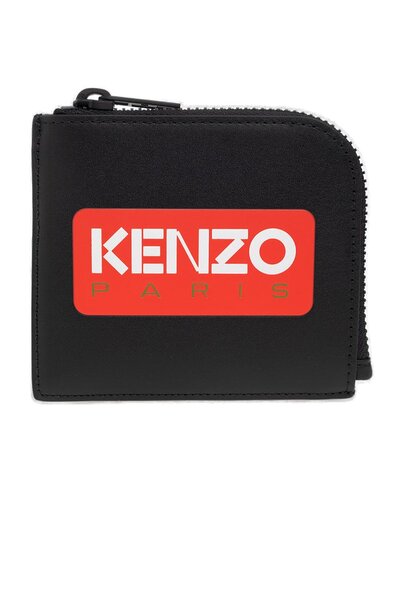 Kenzo 여성 로고 프린트 지퍼 지갑