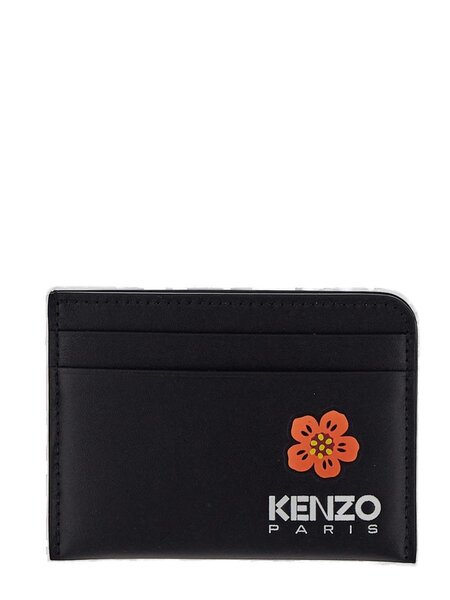 Kenzo 남성 플라워 로고 프린트 지갑