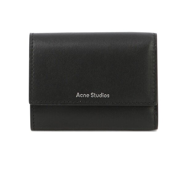 Acne Studios 여성 로고 디테일 3단 지갑