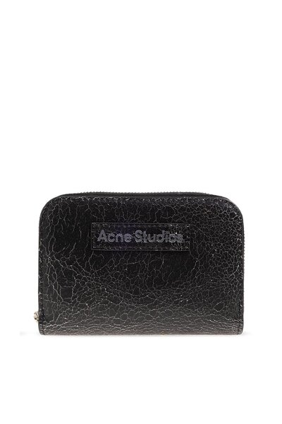 Acne Studios 여성 로고 패치 지퍼 지갑
