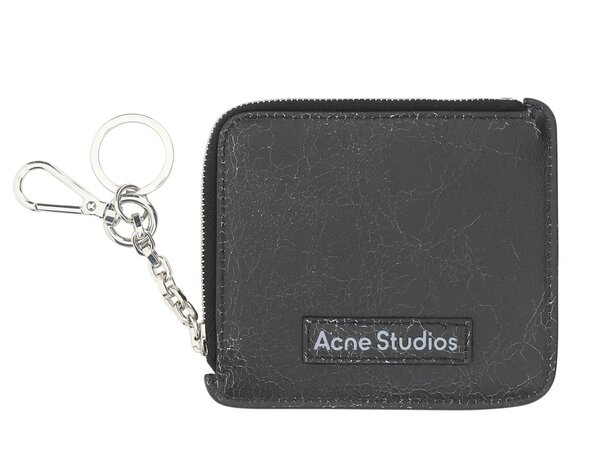 Acne Studios 여성 로고 패치 지퍼 지갑