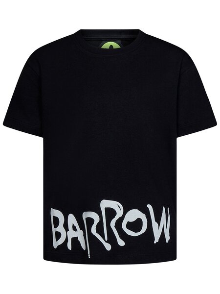 Barrow Kids 로고 프린트 저지 티셔츠