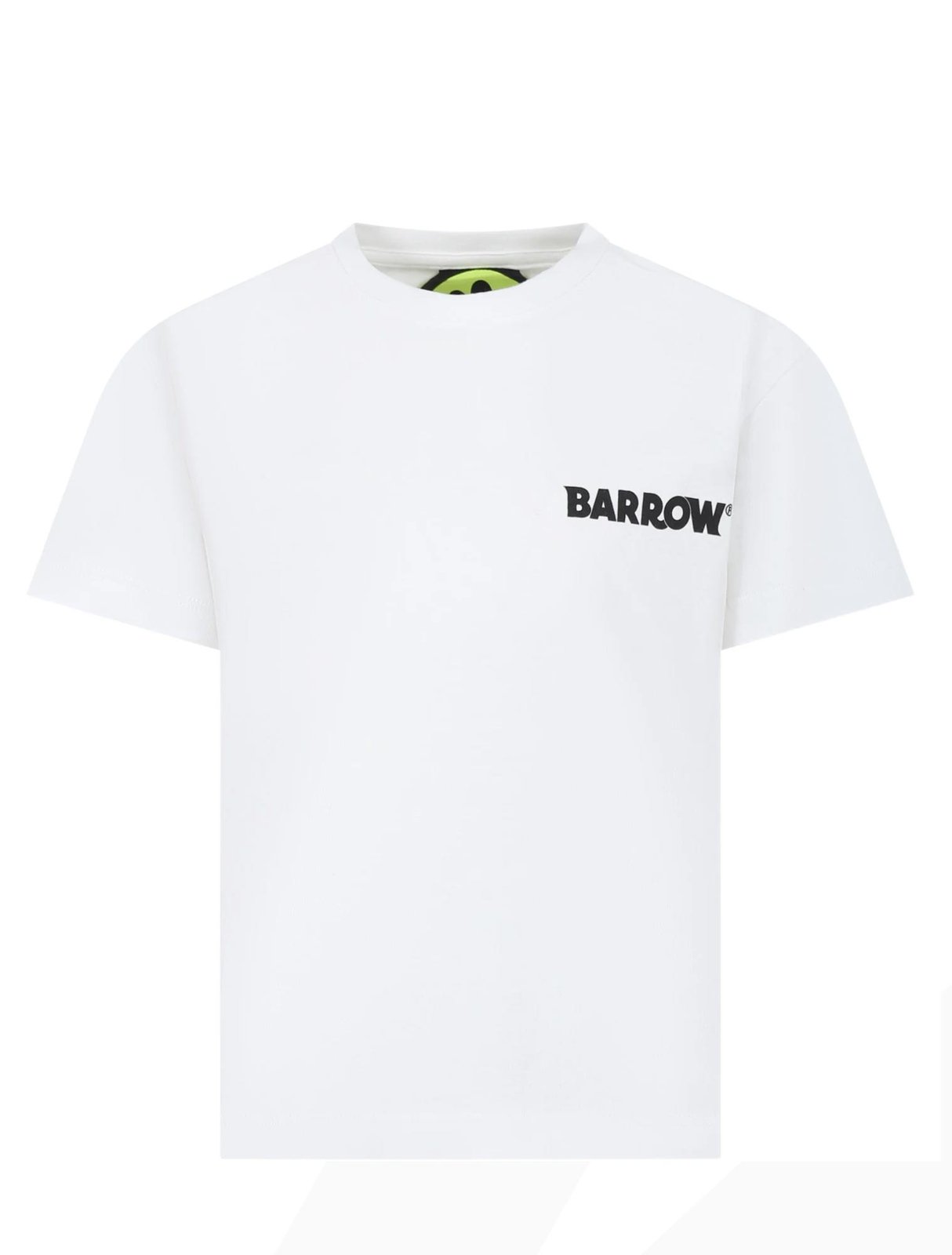 Barrow Kids 로고 프린트 크루넥 티셔츠