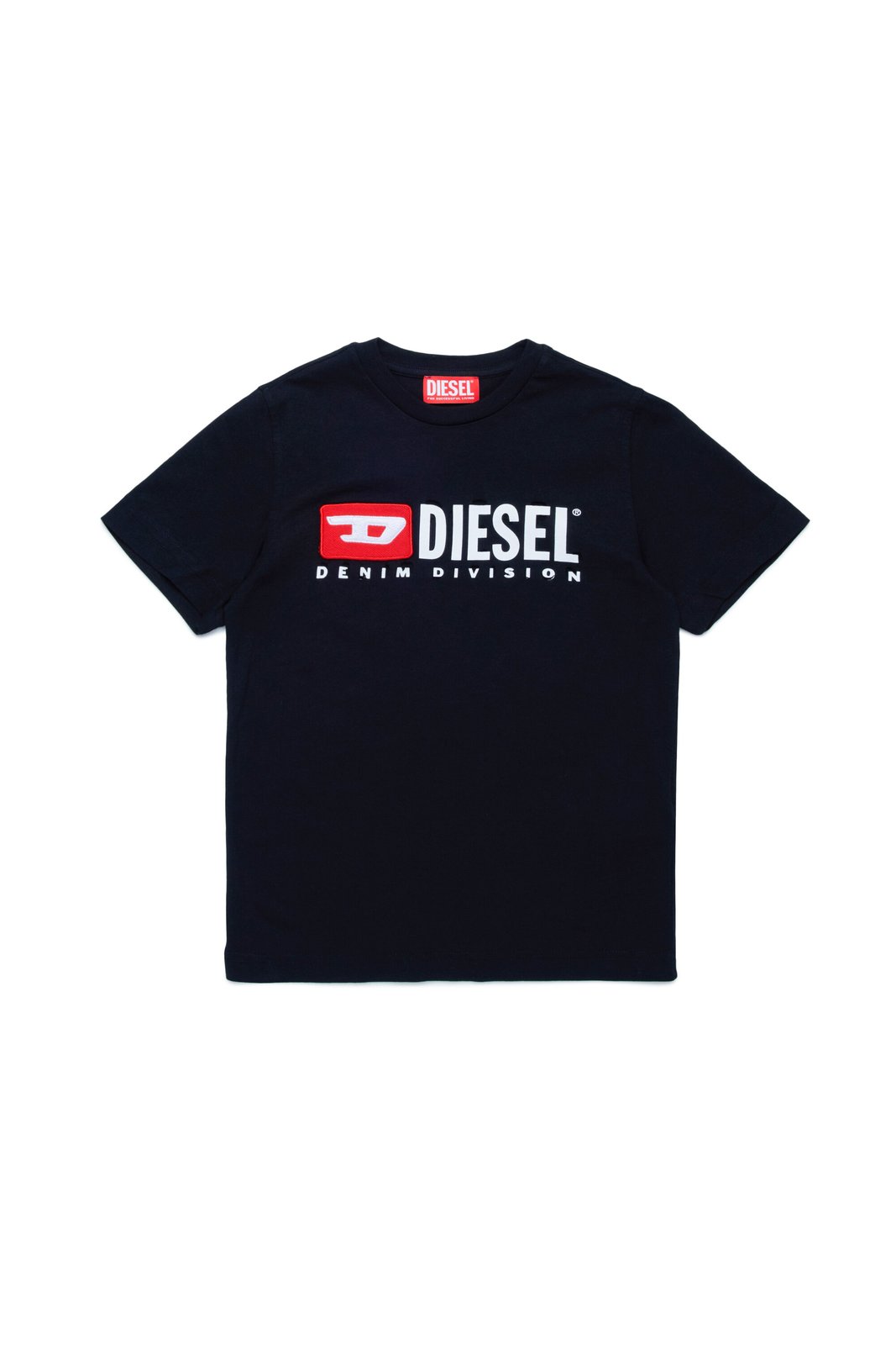 Diesel Kids Tinydivstroyed 디스트레스드 효과 크루넥 티셔츠
