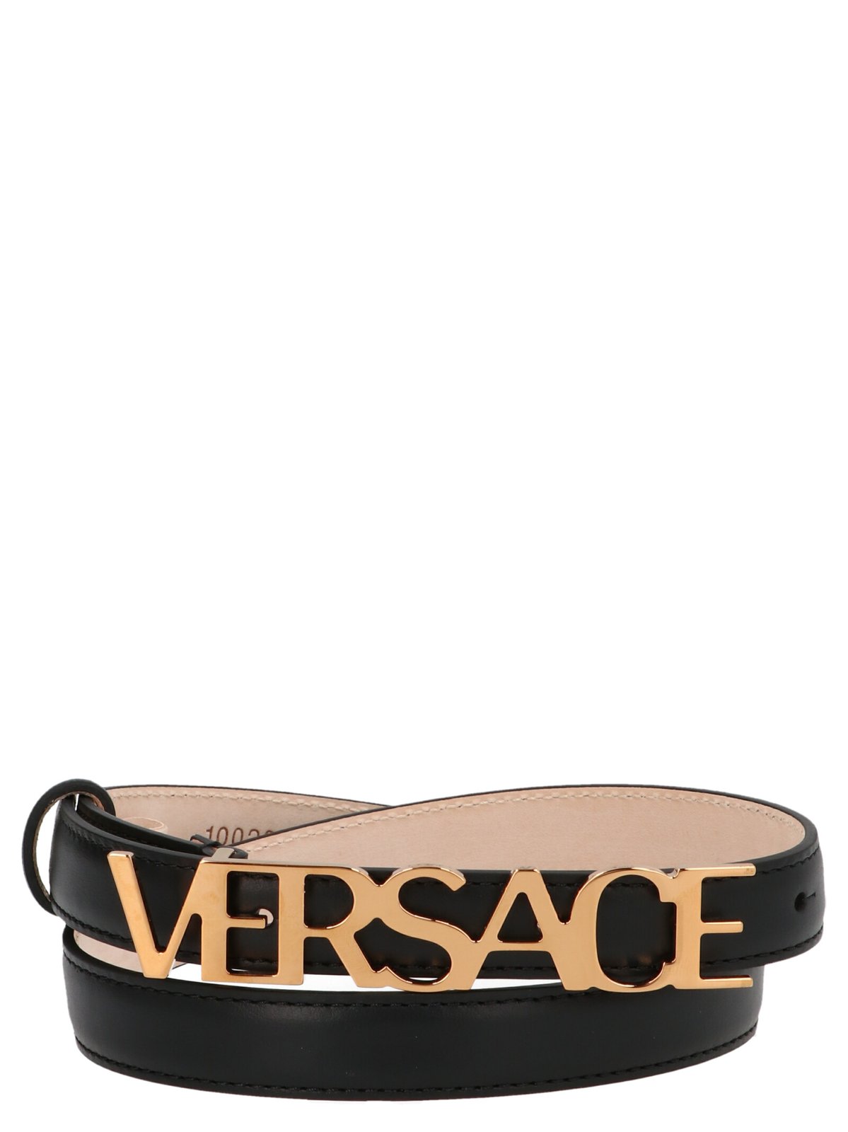 Versace 로고 장식 버클 벨트