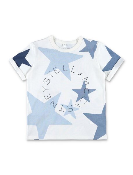 Stella McCartney Kids Stella McCartney 키즈 스타 프린트 크루넥 티셔츠