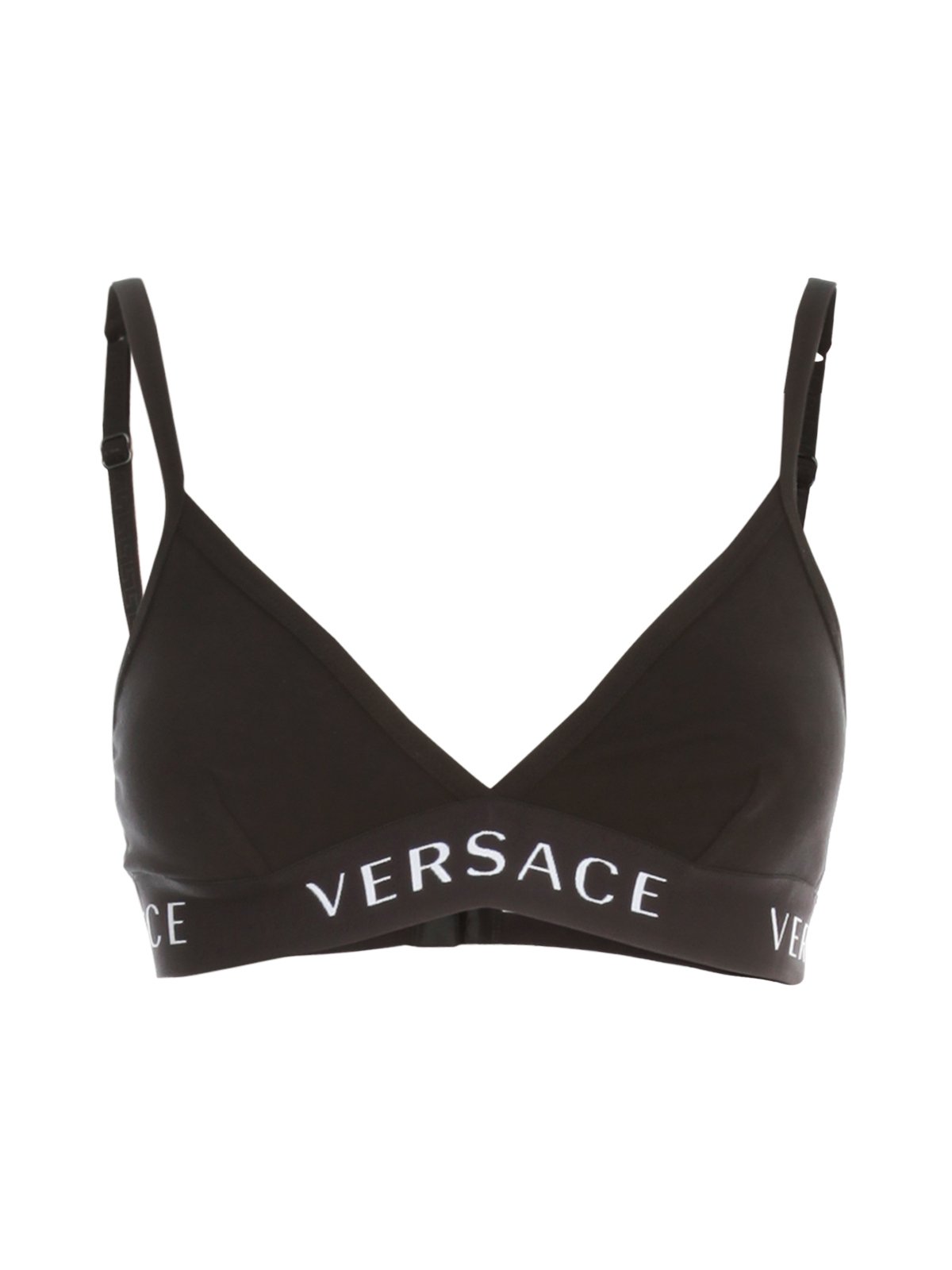 Versace 로고 디테일 슬리브리스 브라