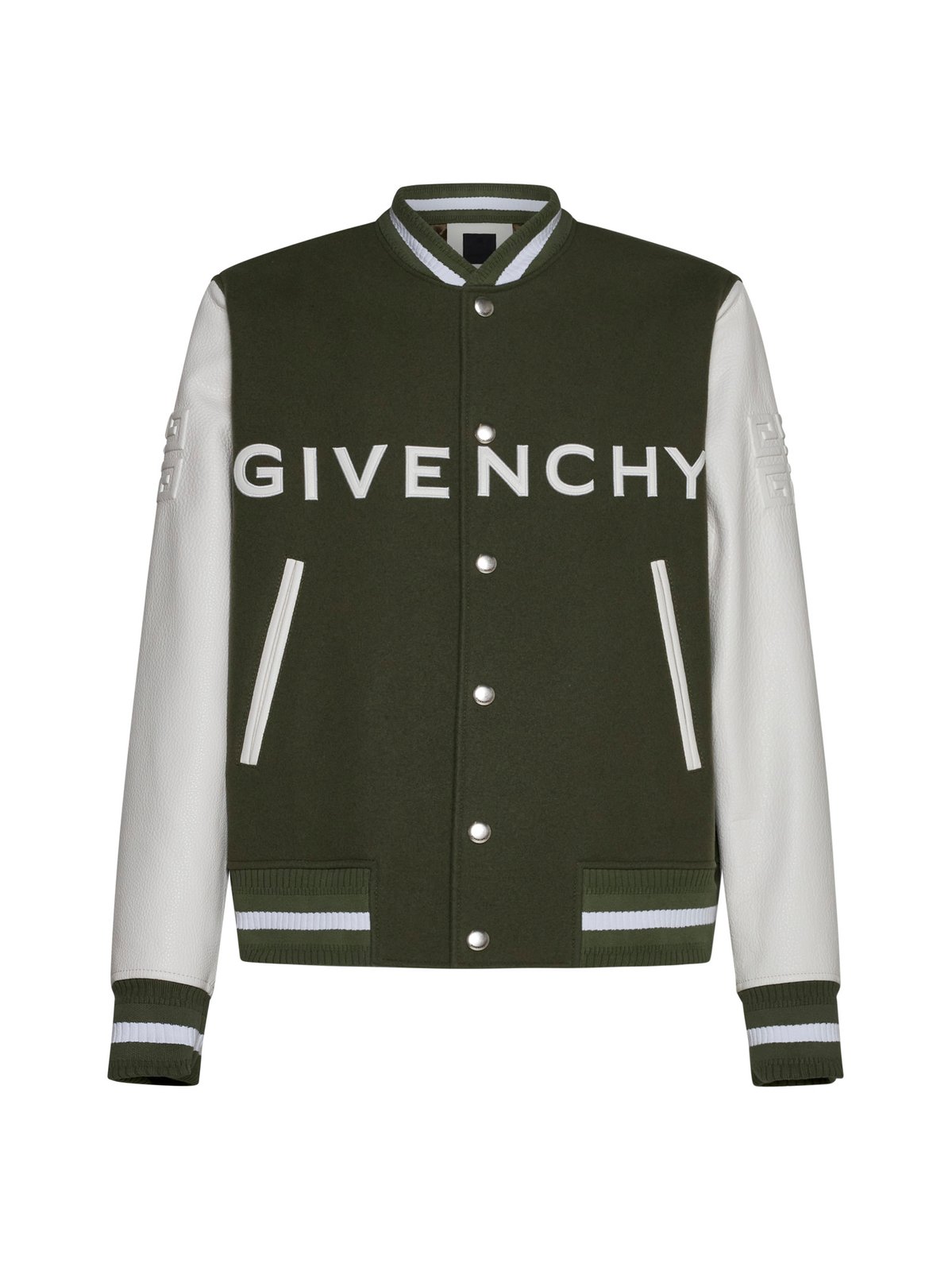 Givenchy 지방시 로고 자수 바시티 봄버 재킷