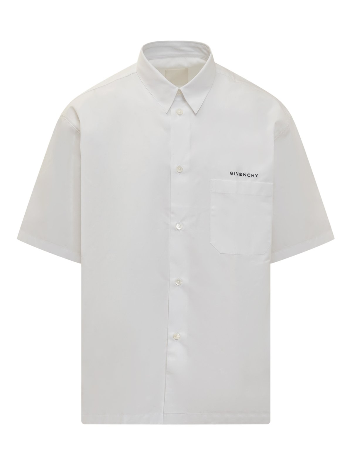 Givenchy 지방시 로고 프린트 칼라 반소매 셔츠