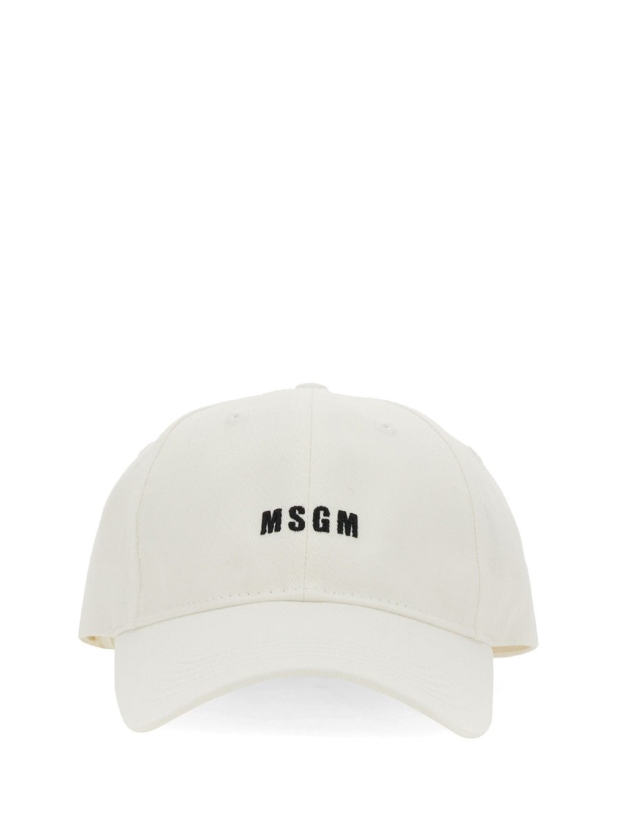 MSGM 로고 자수 야구 모자